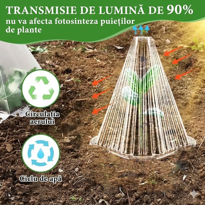 Clopot de Protecție pentru Răsaduri și Plante - Anti-Melci și Insecte